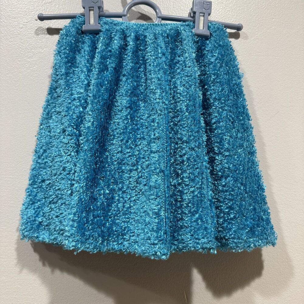 Leos Dancewear Textured Blue Swing Skirt Dance Costume Pull ...